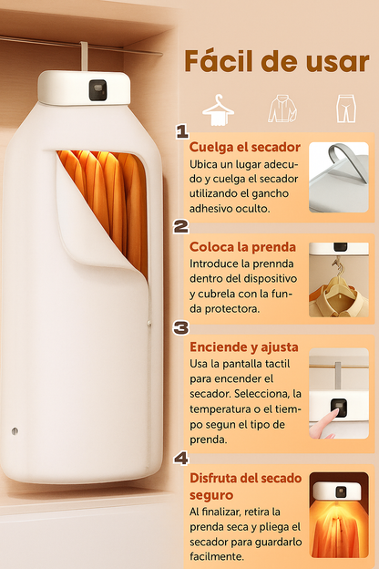 Secador de ropa portátil